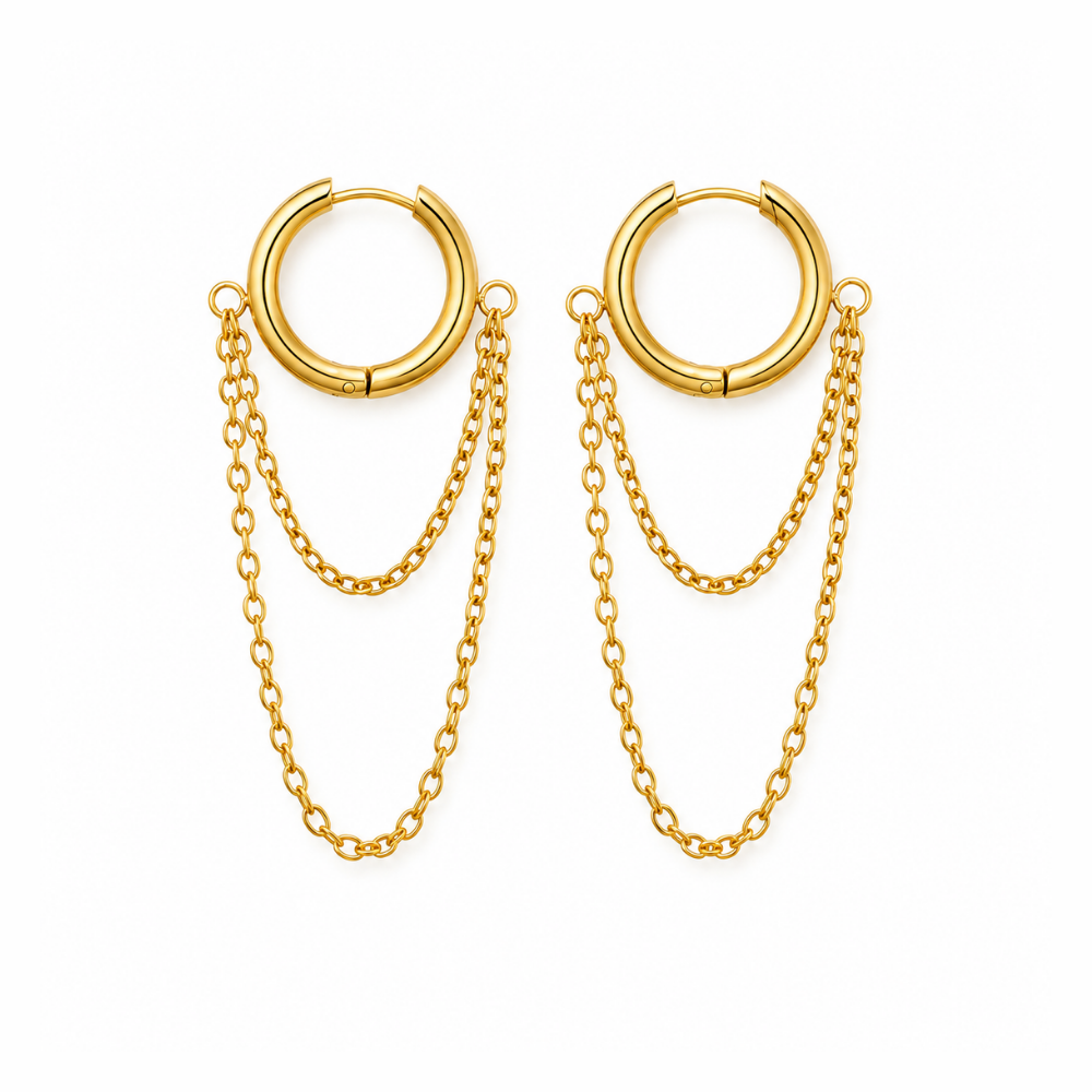 Boucles Maïra - Acier inoxydable