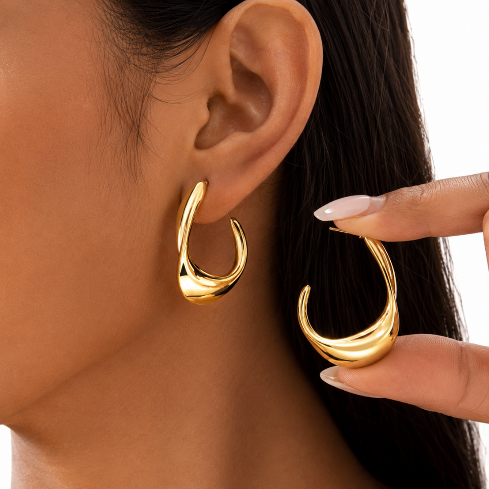 Boucles Vaïna - Acier inoxydable