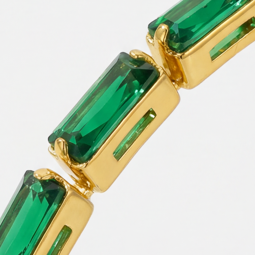 Bracelet Emeraude - Acier inoxydable