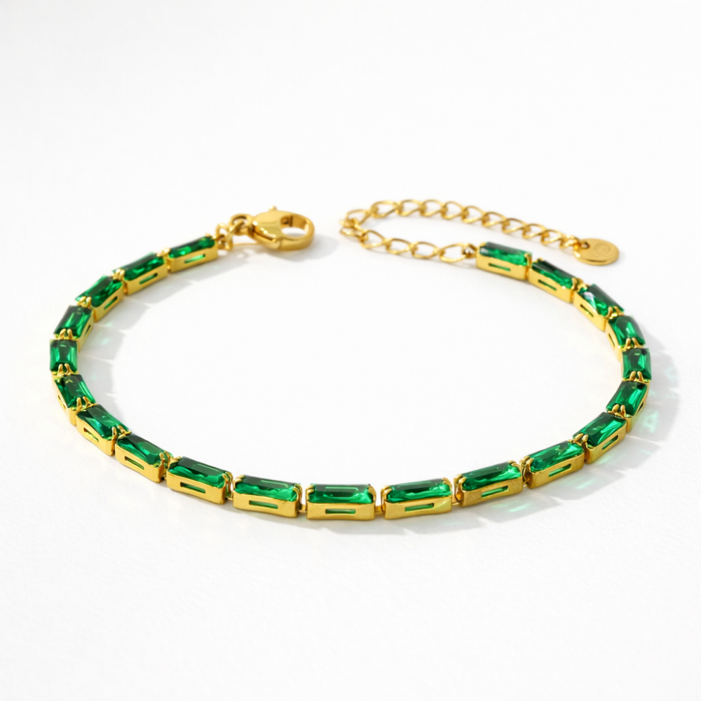 Bracelet Emeraude - Acier inoxydable