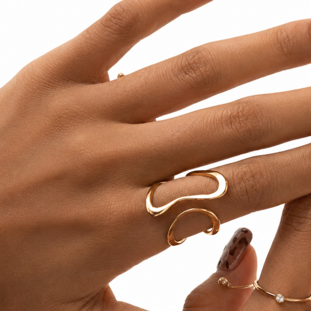 Bague Naïa - Acier inoxydable