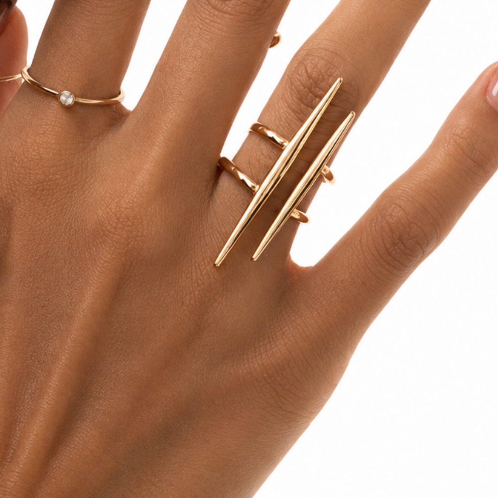 Bague Zélia - Acier inoxydable