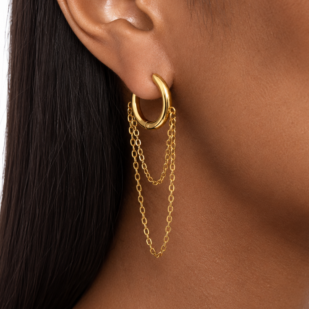 Boucles Maïra - Acier inoxydable