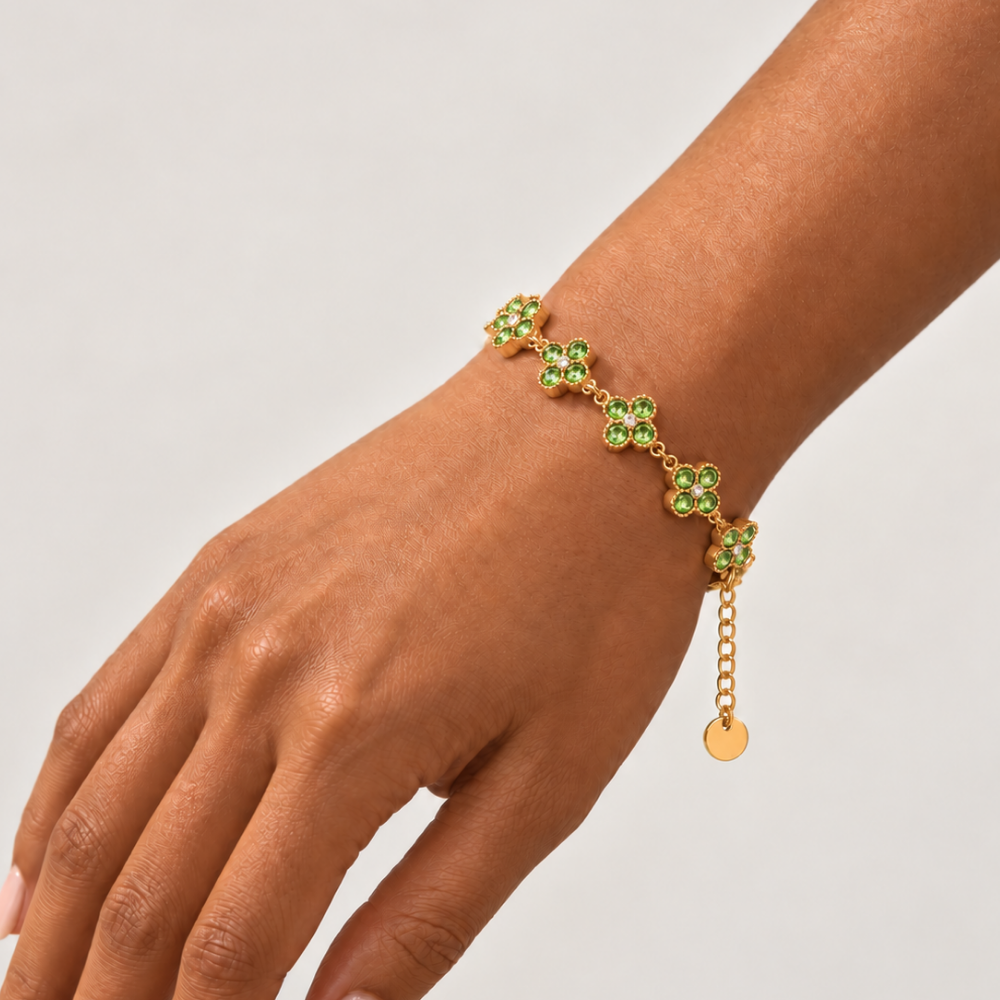 Bracelet Tiaréa Vert Clair - Acier inoxydable