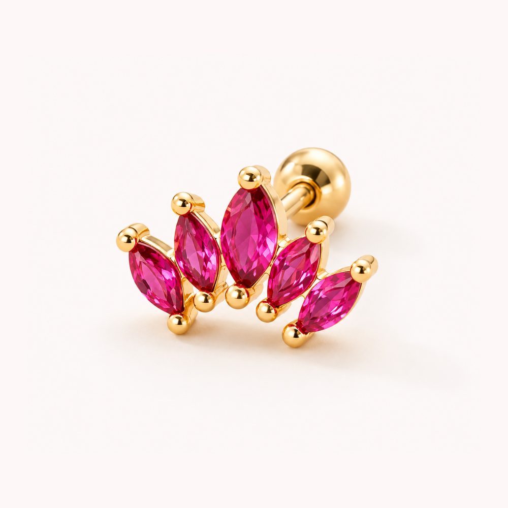 Piercing Roséa - Acier inoxydable