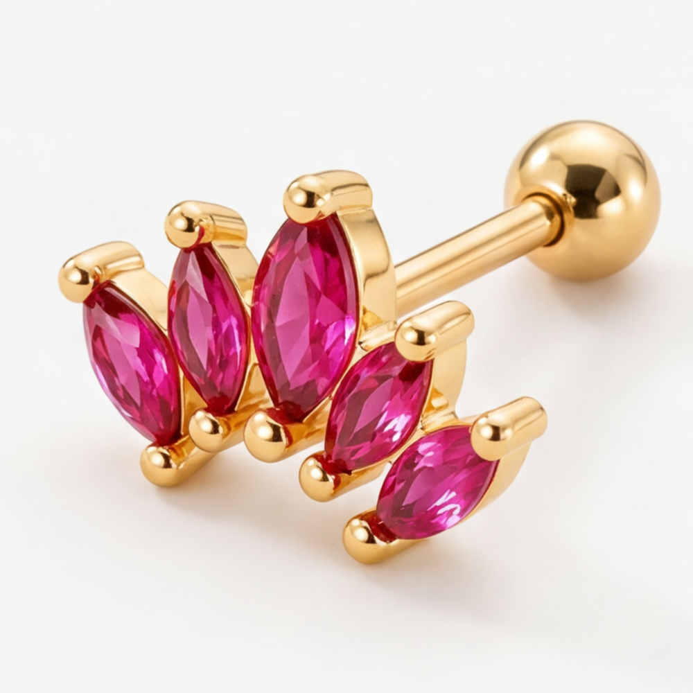 Piercing Roséa - Acier inoxydable